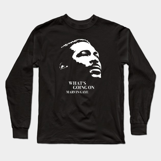 Marvin Gaye Long Sleeve T-Shirt by ProductX